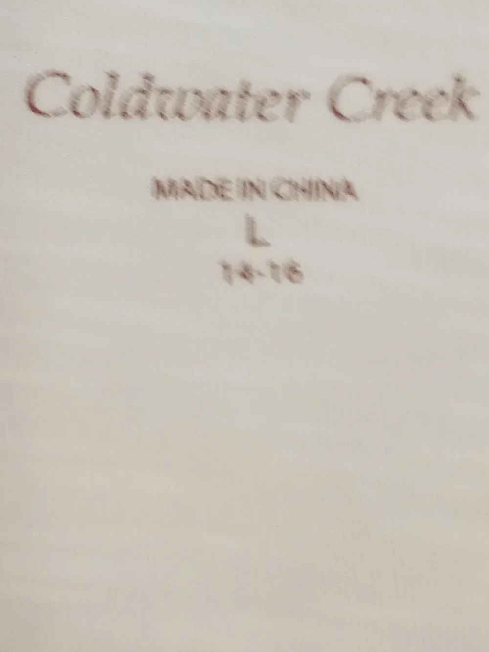 Coldwater Creek Cream Embellished Applique Snowflake 3/4 Sleeved Tee Top - Picture 3 of 6